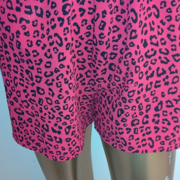 Dividcd leopard print red Cross vest short set jumpsuit size small - Picture 7 of 15